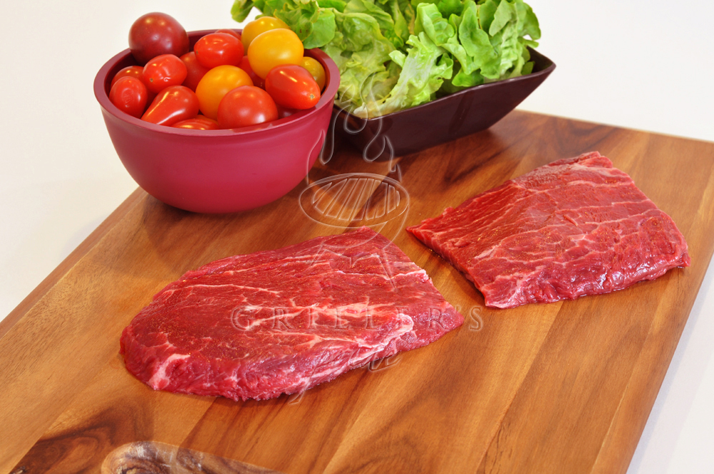 Kosher Flat Iron Steak, Boneless, American Angus Flat Iron Steak (boneless) (2x10 oz.) American