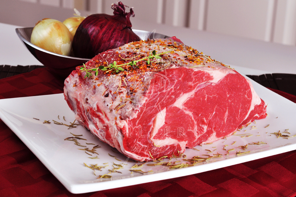 Kosher Ribeye Roast Prime Rib, Boneless, 78 lb., American Angus This