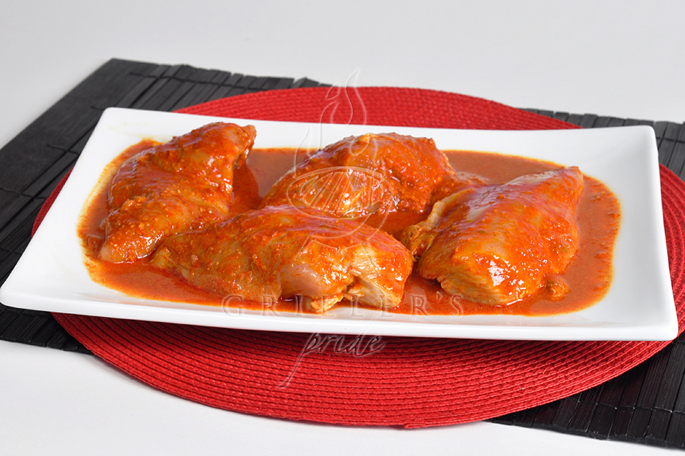 Kosher Marinated Chicken Cutlets, Boneless, Skinless Breasts, HOT 'N SPICY Marinated Chicken