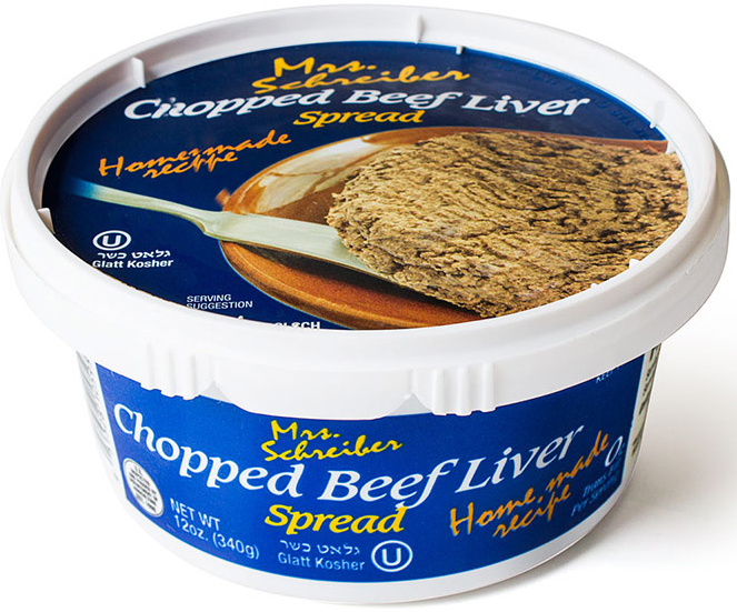 Kosher Chopped Beef Liver Mrs. Schreiber Chopped Beef Liver (12 oz