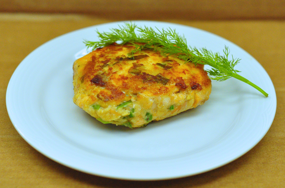 Kosher Gourmet Salmon Burger Patties, Pareve Gourmet Salmon Burger