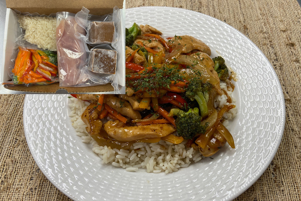 Chicken Stir Fry Kit Uncooked, Everything Included Chicken Stir Fry