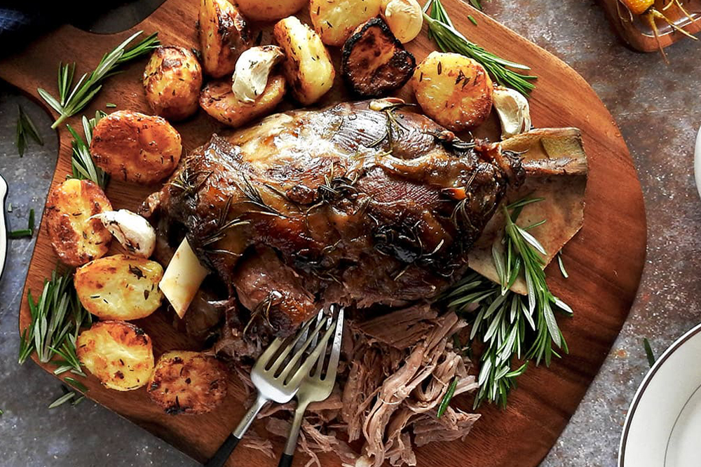 Kosher Lamb Shoulder Roast BoneIn, WellTrimmed Lamb Shoulder Roast
