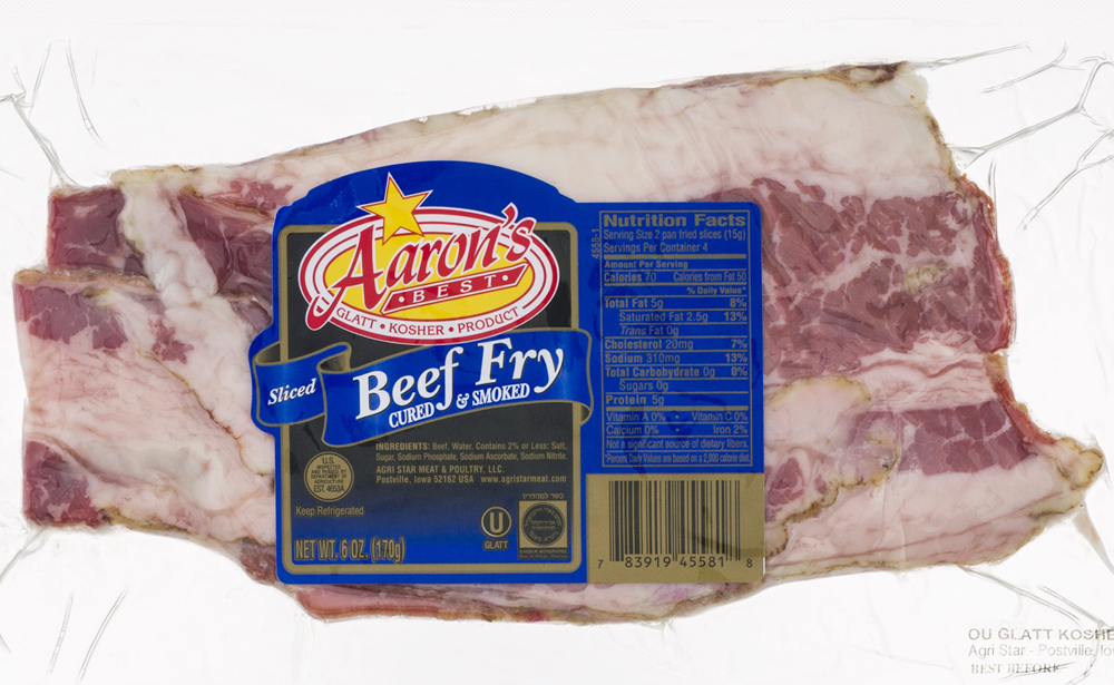 Kosher Beef Fry Aarons Beef Fry 6 oz. NOT Kosher for Passover Detail Page