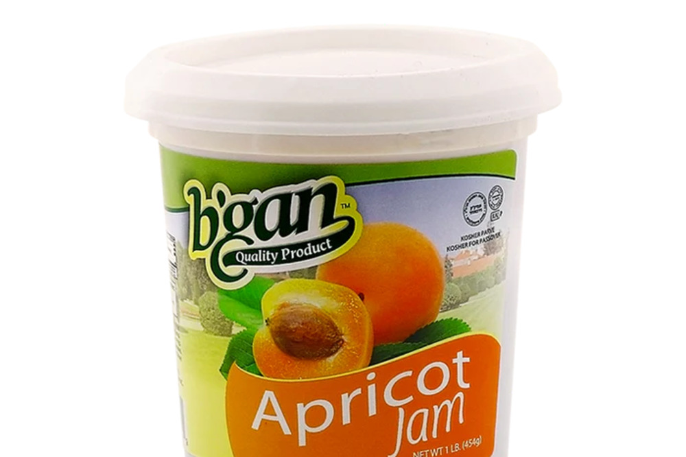 Apricot Jam Apricot Jam, 16 oz., B'Gan, Kosher for Passover. Detail Page